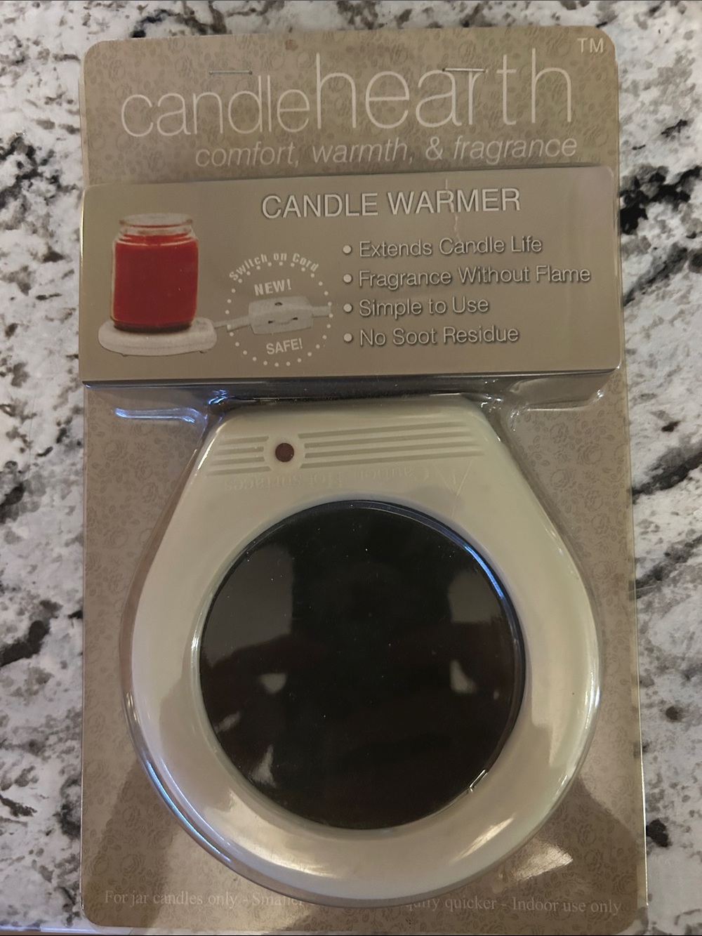 White Candle Warmer - Candlehearth Candle Warmer